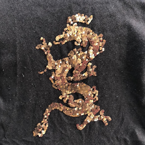 Fetching M silk and cashmere sweater with sequins - Picture 2 of 4